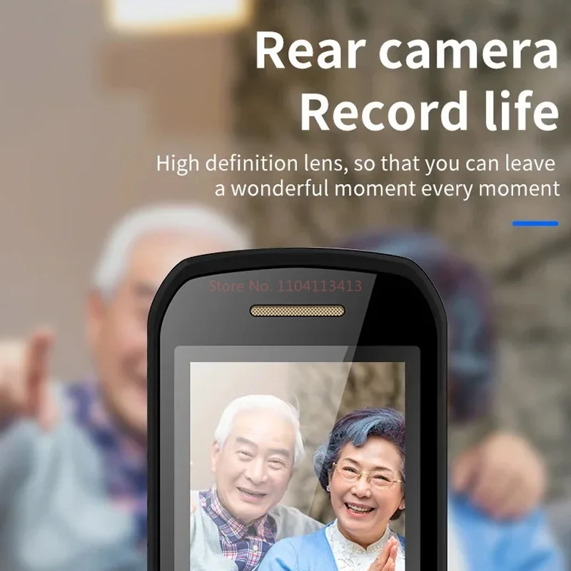 Телефон-раскладушка Yeemi K21 + 4g 2 6 дюйма две Sim-карты 6800 мАч