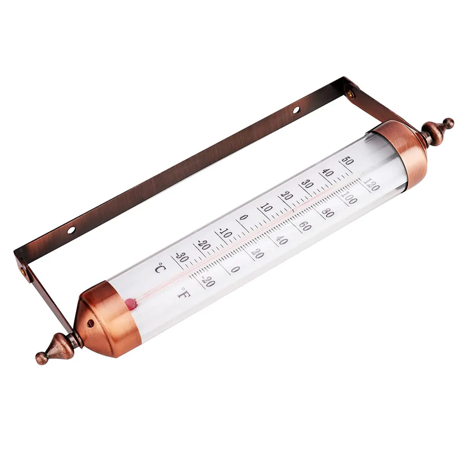 

Wall Thermometer 10 Indoor & Outdoor Thermometer Decorative Large Outdoor Thermometers For Patio Garden Greenhouse No Battery