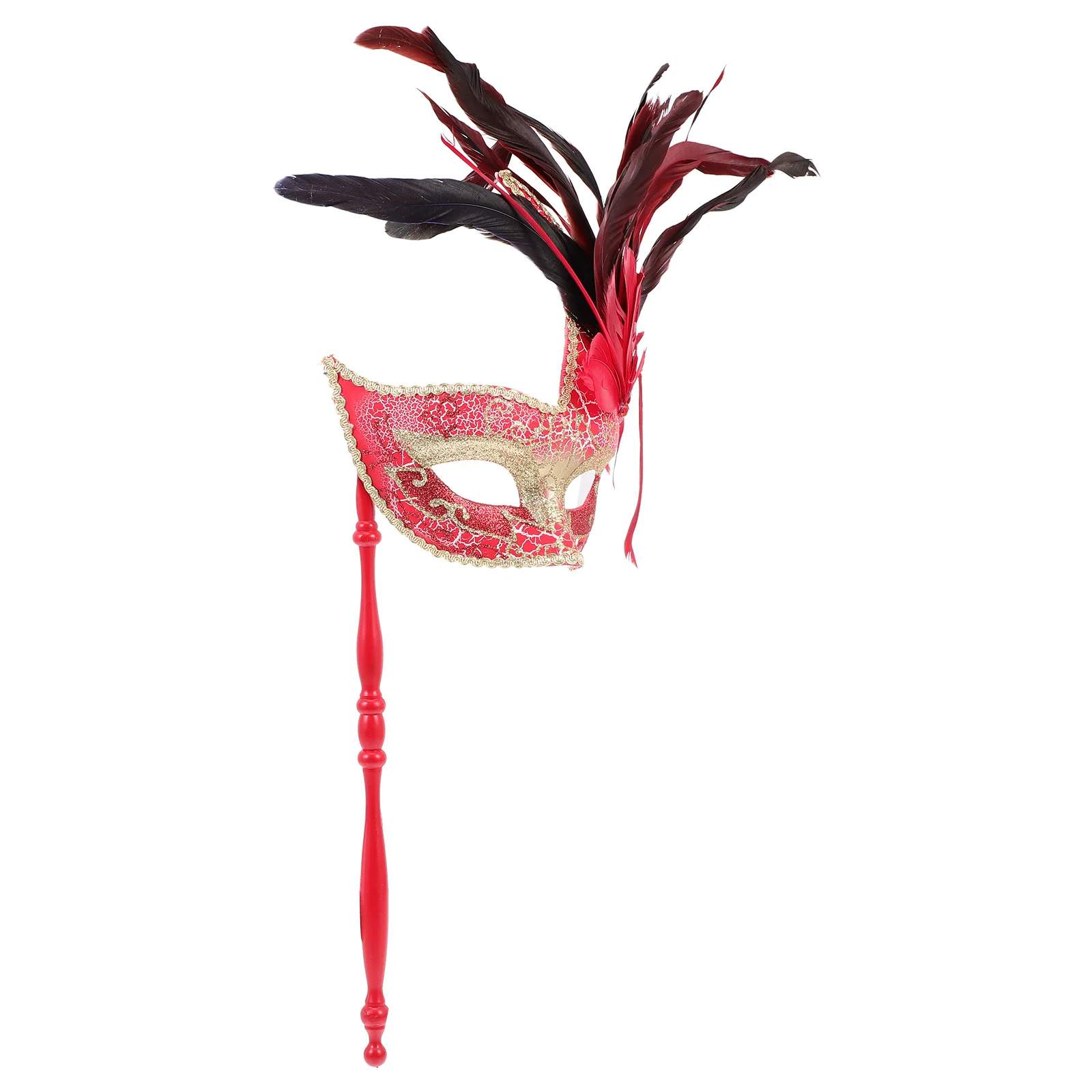 Маскарад, венецианские глазки, Хэллоуин, карнавал, ручные рандомные сувениры для маскарада, выпускного, свадьбы, красный