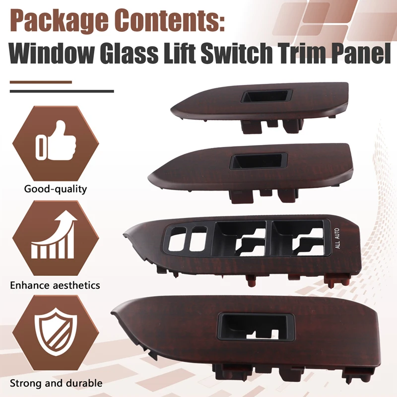 4 шт./компл. панель переключателя подъема стекла для Toyota Land Cruiser Prado LC150 10-13 74231-60670