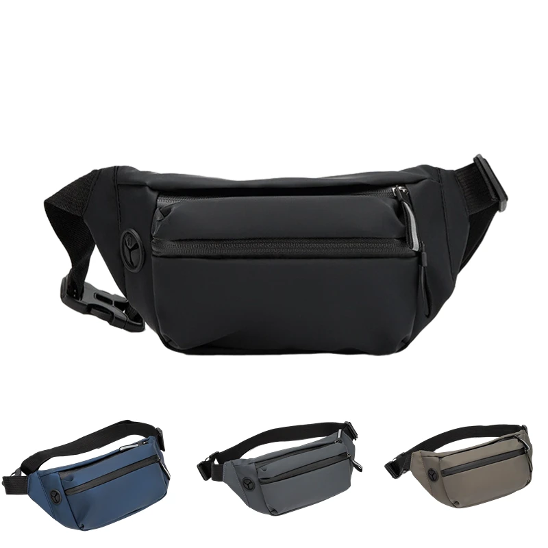 

Модная индивидуальная нагрудная сумка для мужчин, поясная сумка для отдыха и спорта на открытом воздухе, водонепроницаемый мессенджер на п...