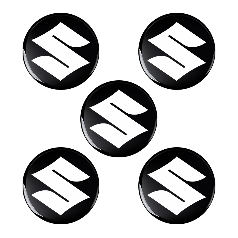 14 мм наклейки на ключи от автомобиля, чехол для брелока с дистанционным управлением, эмблема, декоративный аксессуар для Suzuki Swift SX4 Jimny Alto Vitara Samurai Baleno