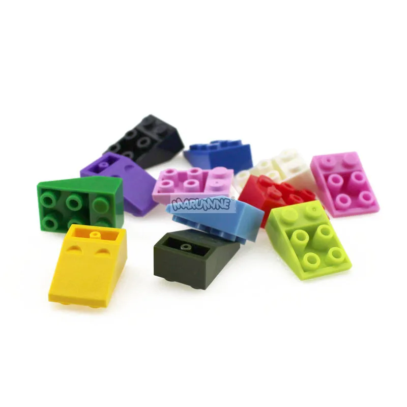 Marumine 2x3 инвертированный наклон MOC Строительные кирпичи детали 30 шт. классические