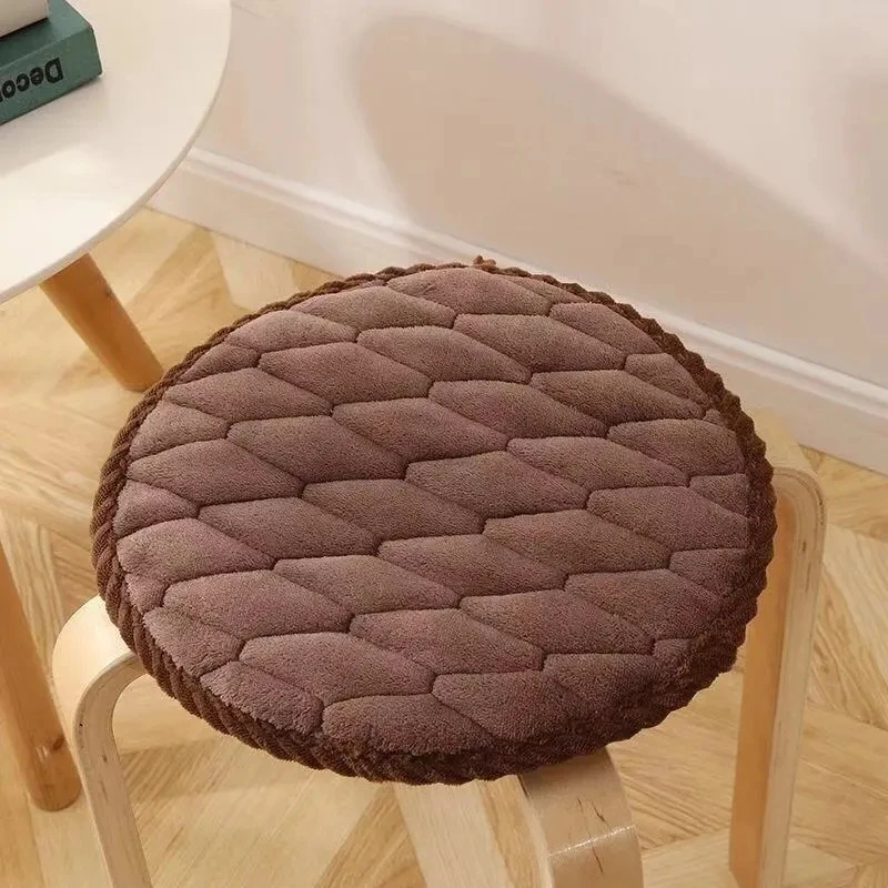 

Круглая фланелевая подушка для стула 25-50 см