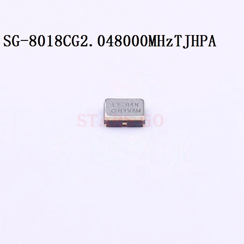 10PCS/100PCS 2520 2.048MHz 2520 4P SMD 1.8~3.3V 50ppm OE -40~+105℃ SG-8018CG 2.048000MHz TJHPA Pre-programmed Oscillators
