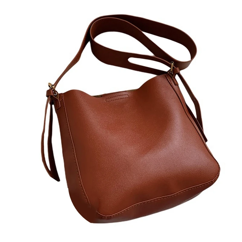 

Large Capacity Bucket Bag Travel Dinner Office Bag Shoulder Lady Handbag