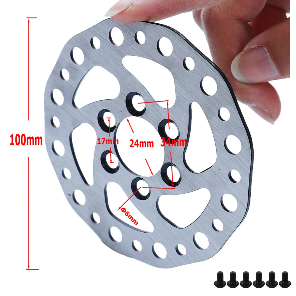 

universal 6 holes 100mm brake disc for Electric scooter on behalf of driving electric car