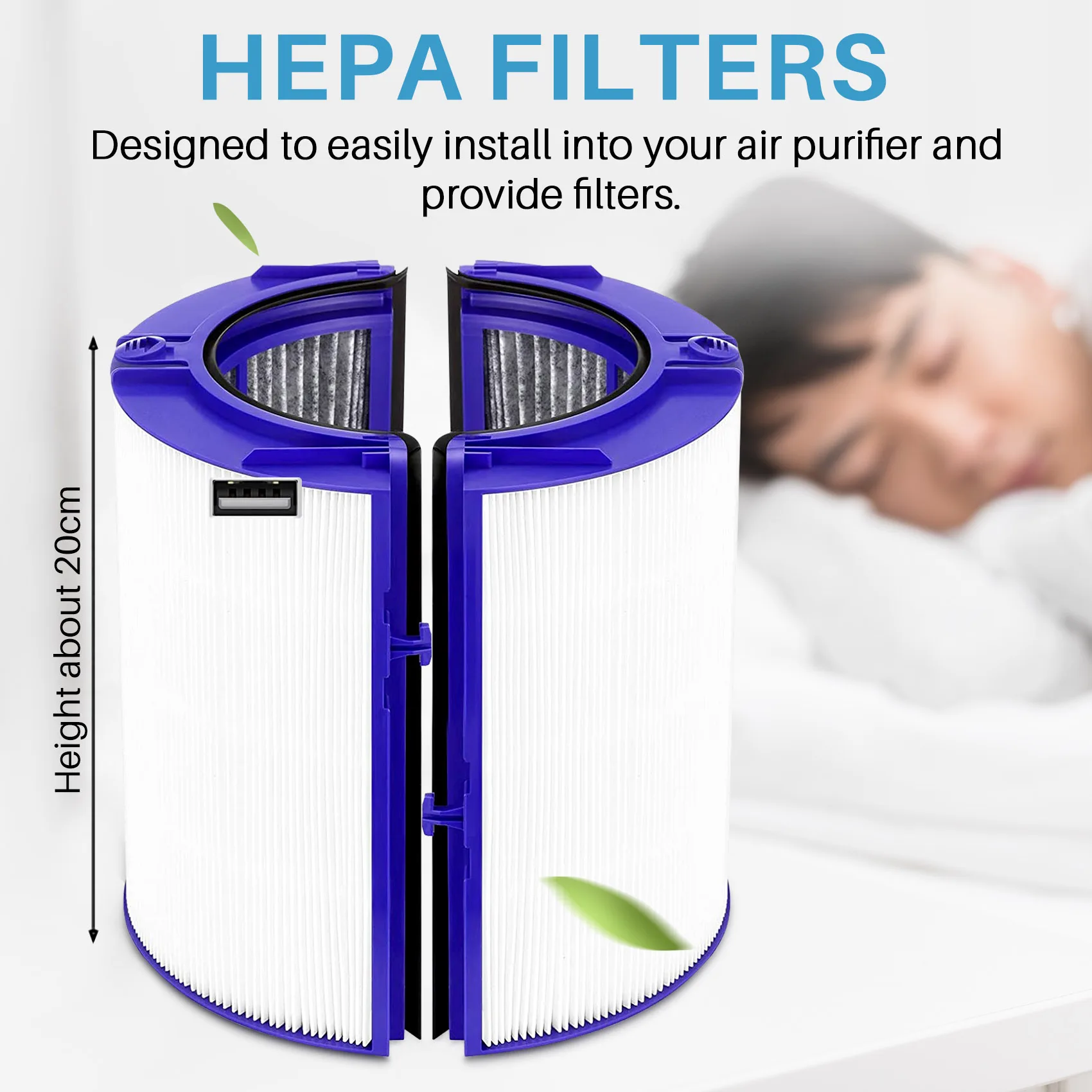 Запасная часть HEPA-фильтра для очистителя воздуха Dyson TP06 HP06 PH01 PH02 набор настоящих