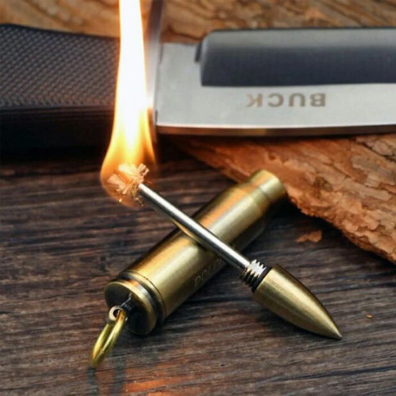 

Creative 10,000 times matches, kerosene, cigarette lighter, key chain, multi-functional outdoor waterproof cigarette lighter