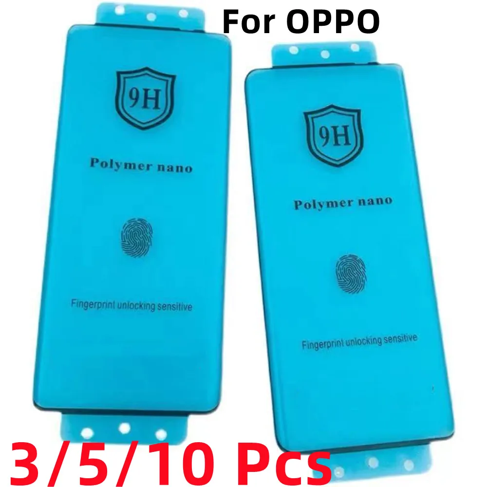 

Мягкая полимерная нано-ПЭТ Защитная пленка 9H для экрана OPPO Reno 3 4 5 6 7 8 Find X2 X3 X5 Pro Neo 5G Realme GT Master, керамическая пленка