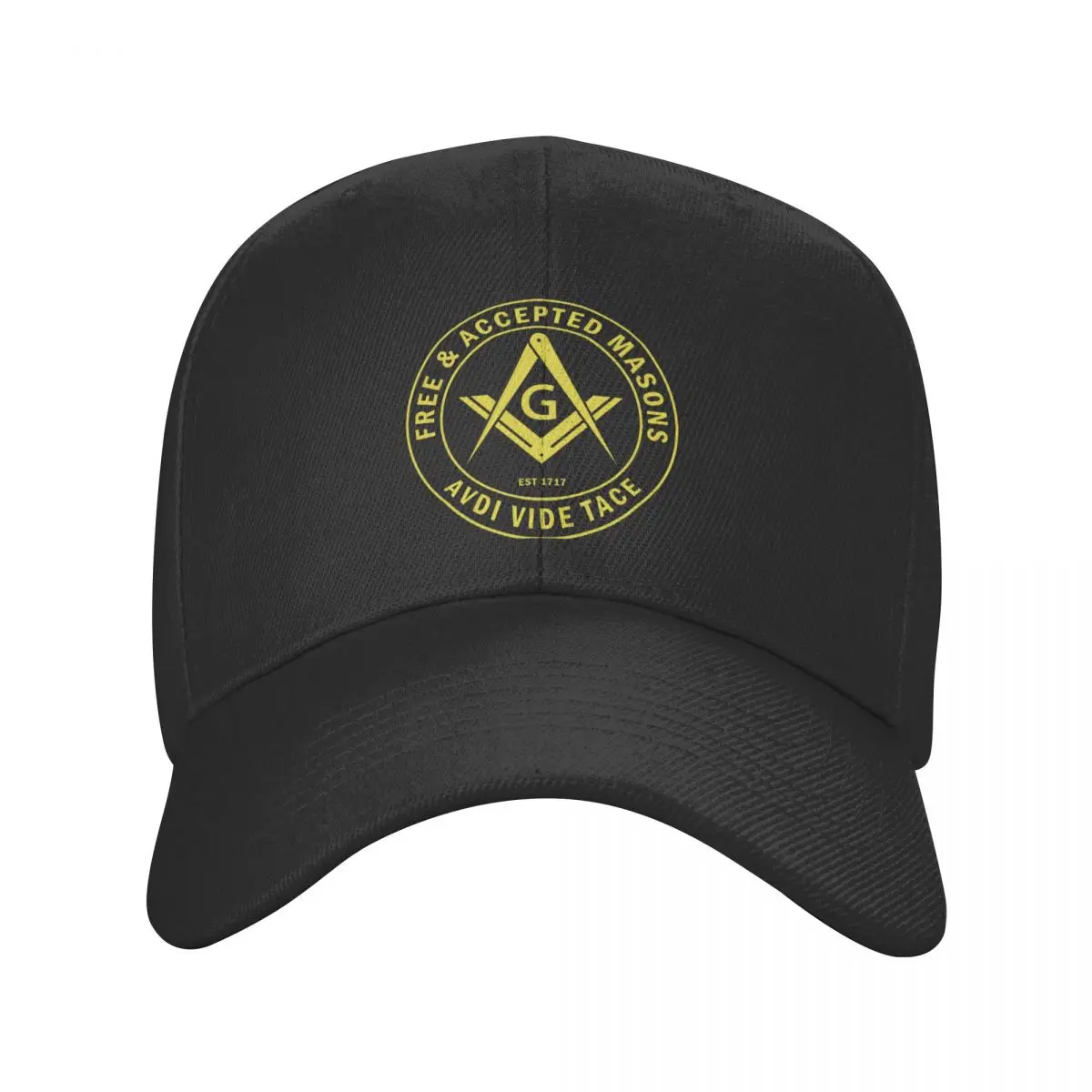 

New Personalized Free Accepted Maso-ns Masonic Freemason Baseball Cap Sun Protection Men Women's Adjustable Dad Hat Autumn