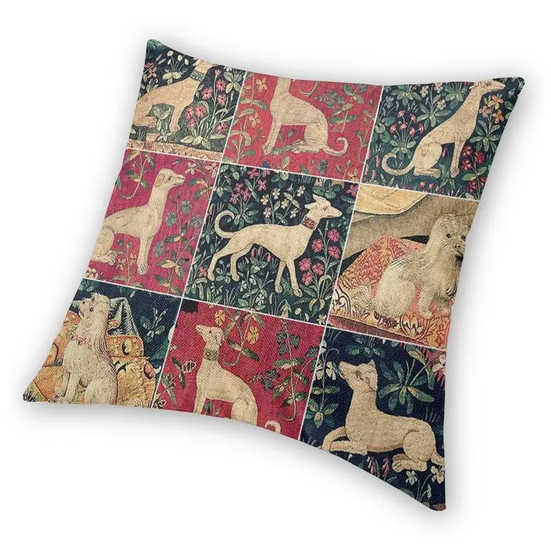 45x45 см средневековая серая наволочка для подушки с собакой щенка дивана домашний