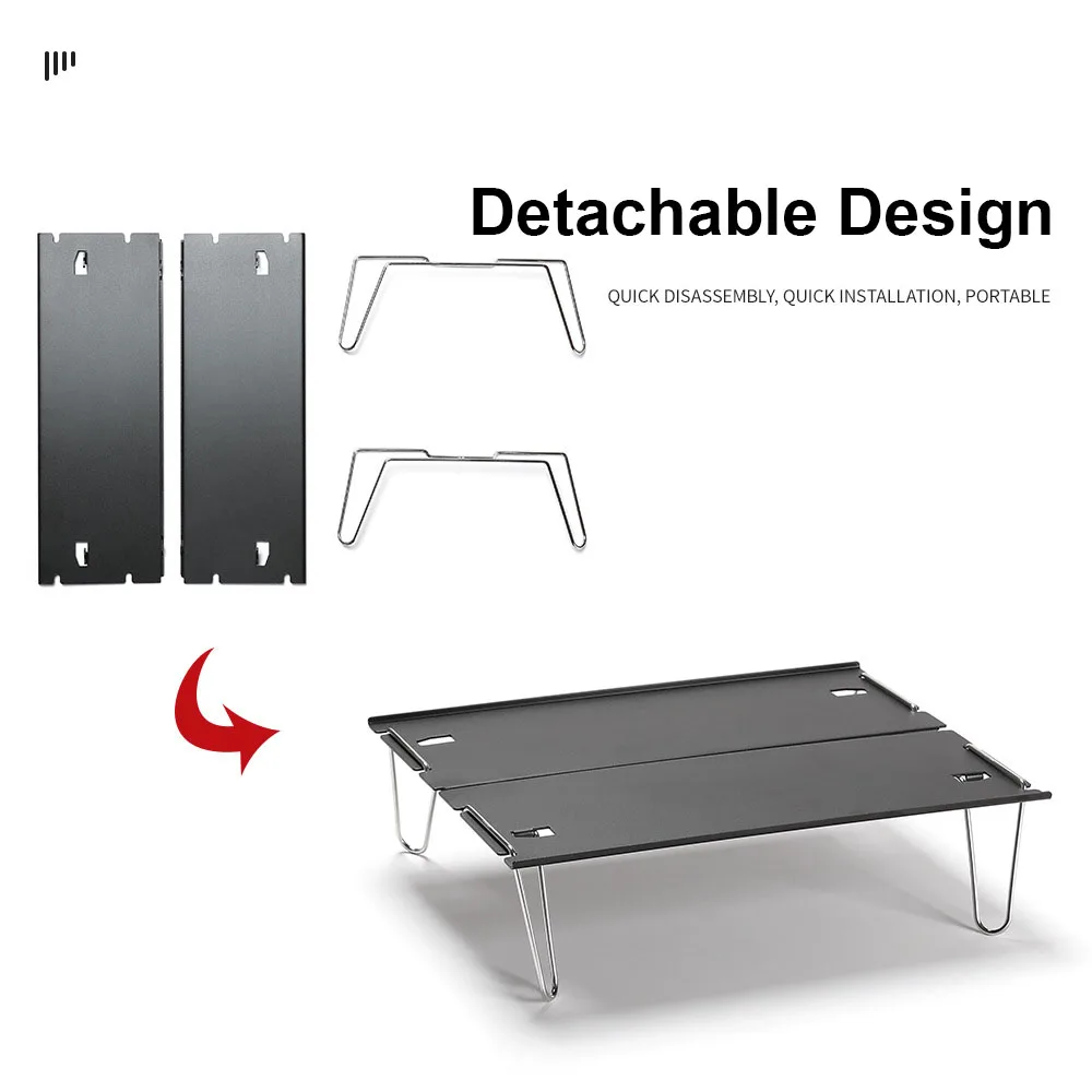 

Portable Camping Table Mini Folding Picnic Table Lightweight Desk Barbecue Tours Tableware Outdoor Camping Equipment