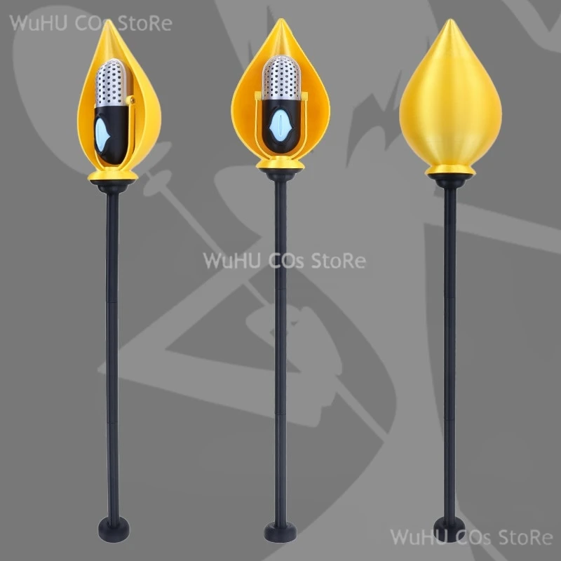 Фото Yume/2025 Hazzbin Косплей Отель Костюм Опора ALASTOR Микрофоны Опора Перчатки Alastor Золотой Опора Женщина Мужчины Хэллоуин Вечеринка Косплей №3