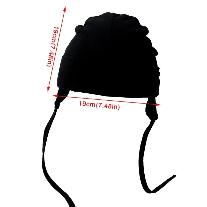 infantizimowa czapka dziecięca unisex akrylowa jednokolorowa chroniąca uszy ciepła miękka bawełniana dla niemowląt