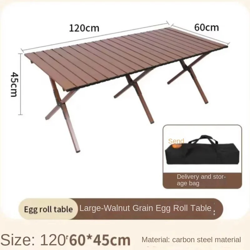 Стол-рулон для яиц из углеродистой стали простой складной столик портативное