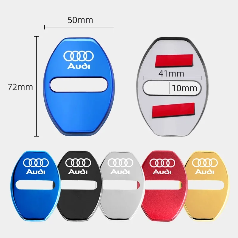 4 шт. наклейки для Audi A3 A4 B8 8P B9 8V B6 A5 B7 A1 A6 C6 Q3 Q5 C7 I8 kuga аксессуары украшения