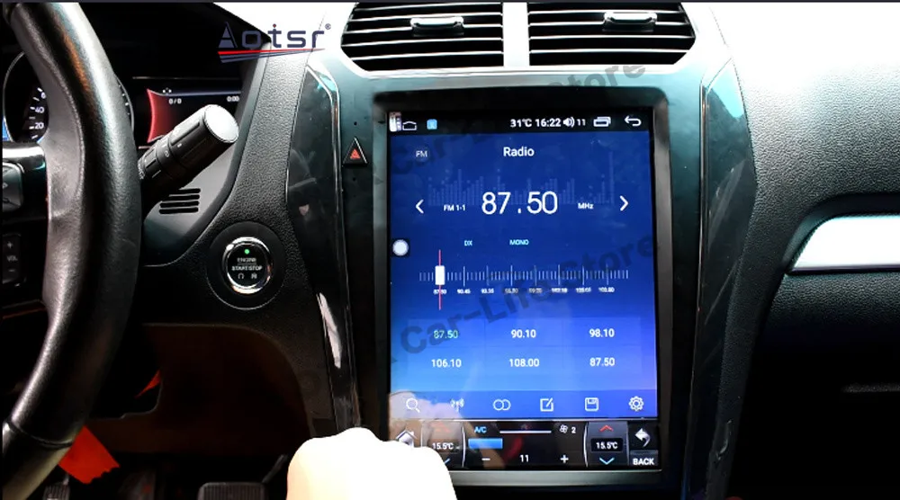 Tesla Android 11 для Ford Explorer 2014 2015 2016 2017 2018 2019 GPS Navi стерео Мультимедийный DVD плеер