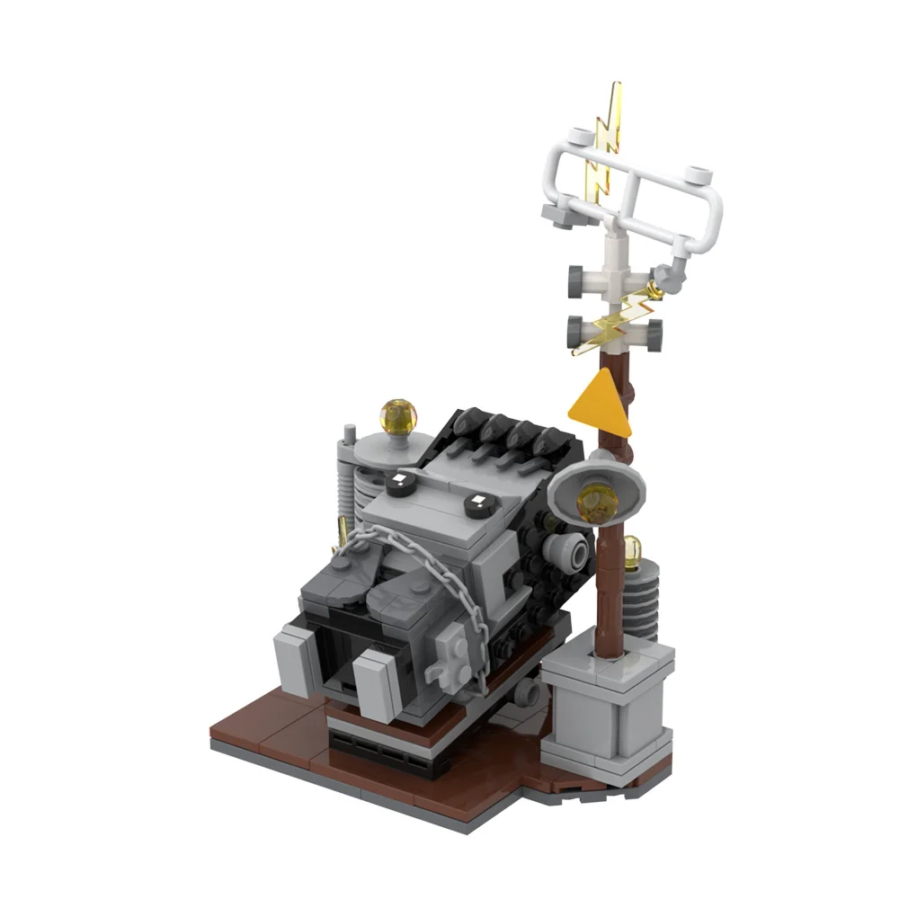 MOC Frankenstein BrickheadZ Series Строительные блоки Фильм ужасов Франкенштейн и капитан