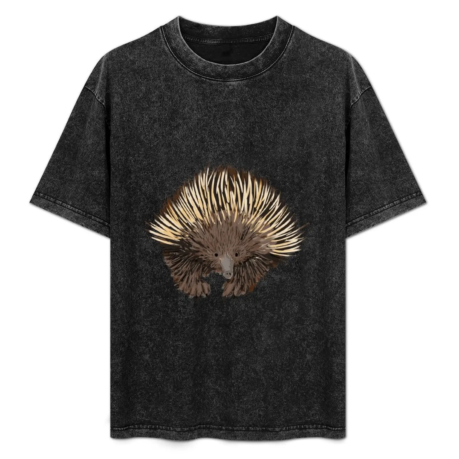 Фото Футболка Echidna, однотонная футболка больших размеров №1