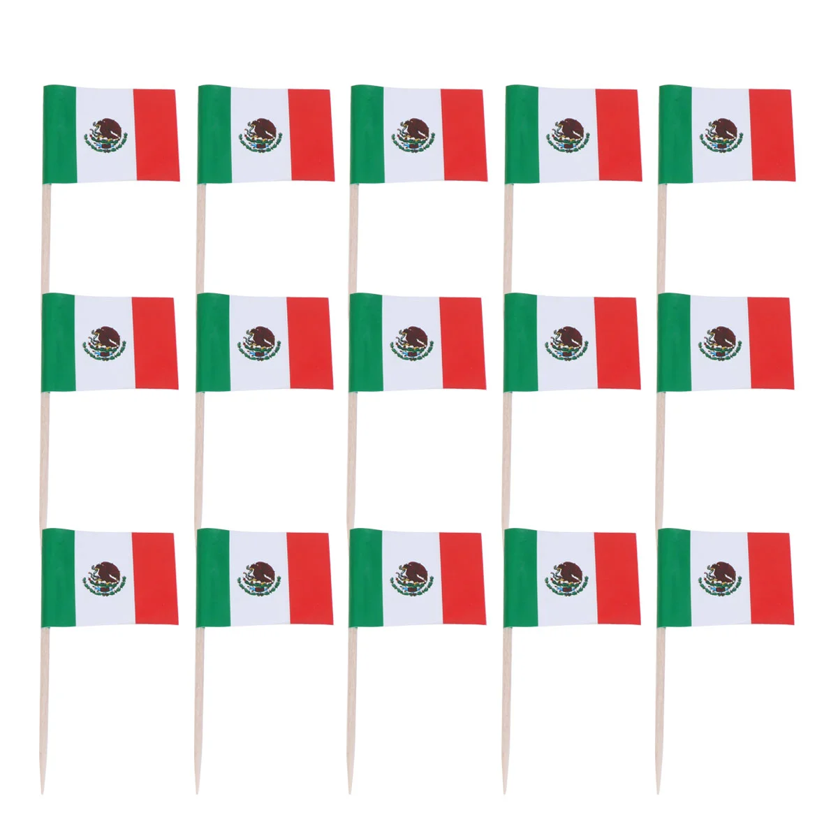 

Flag Flags Mexico Picks Mexican Cupcake Cake Toothpick Toothpicks Toppers Cocktail Stick Decorations World Mini Pick Topper