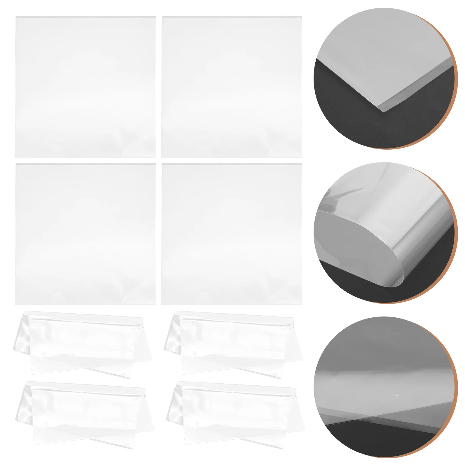 

Record Protection Bag Vinyl Album Sleeve Clear Supplies Standard Storage Plastic Outer Cover