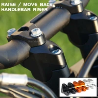 motorcycle handle bar riser clamp extend handlebar adapter mount for 1050 1090 1190 adv 1290 super adventure 1290 super duke gt
