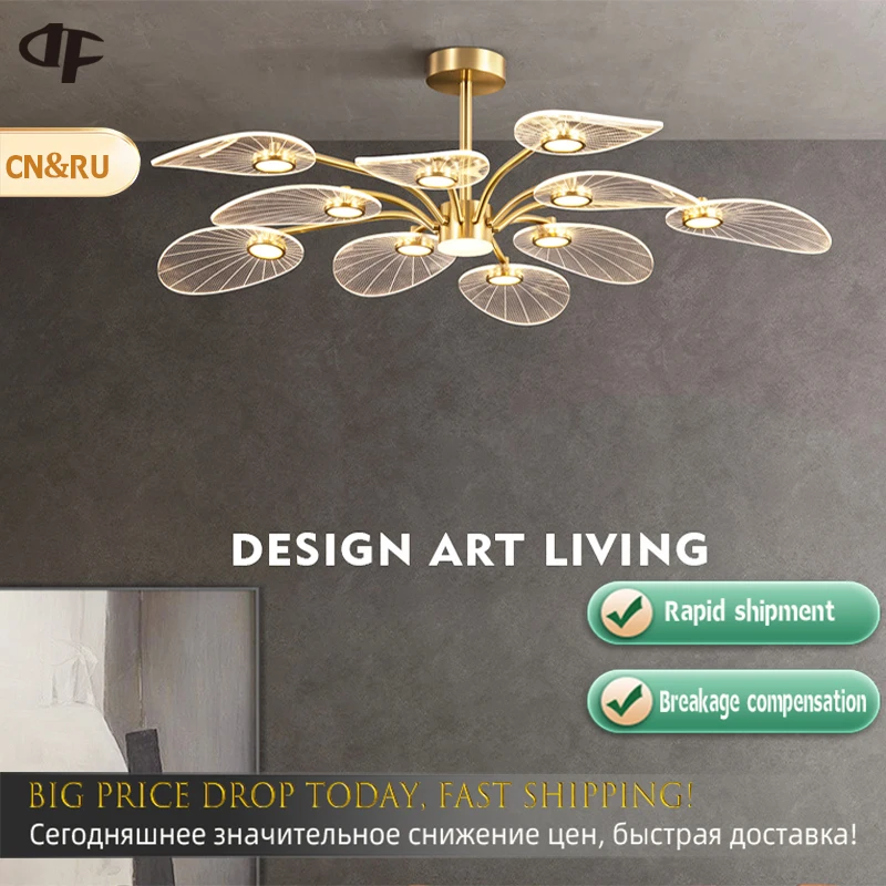 

Modern Creative Chandelier,Led Pendant Lights For Living Room Bedroom Ceiling Pendant Light Kitchen Pendant Lamp Acrylic Light