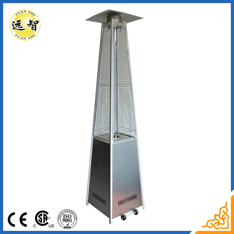 With Cover And Wheels 48000 Btu Glass Tube Propane Heater For Commercial And Residential Use