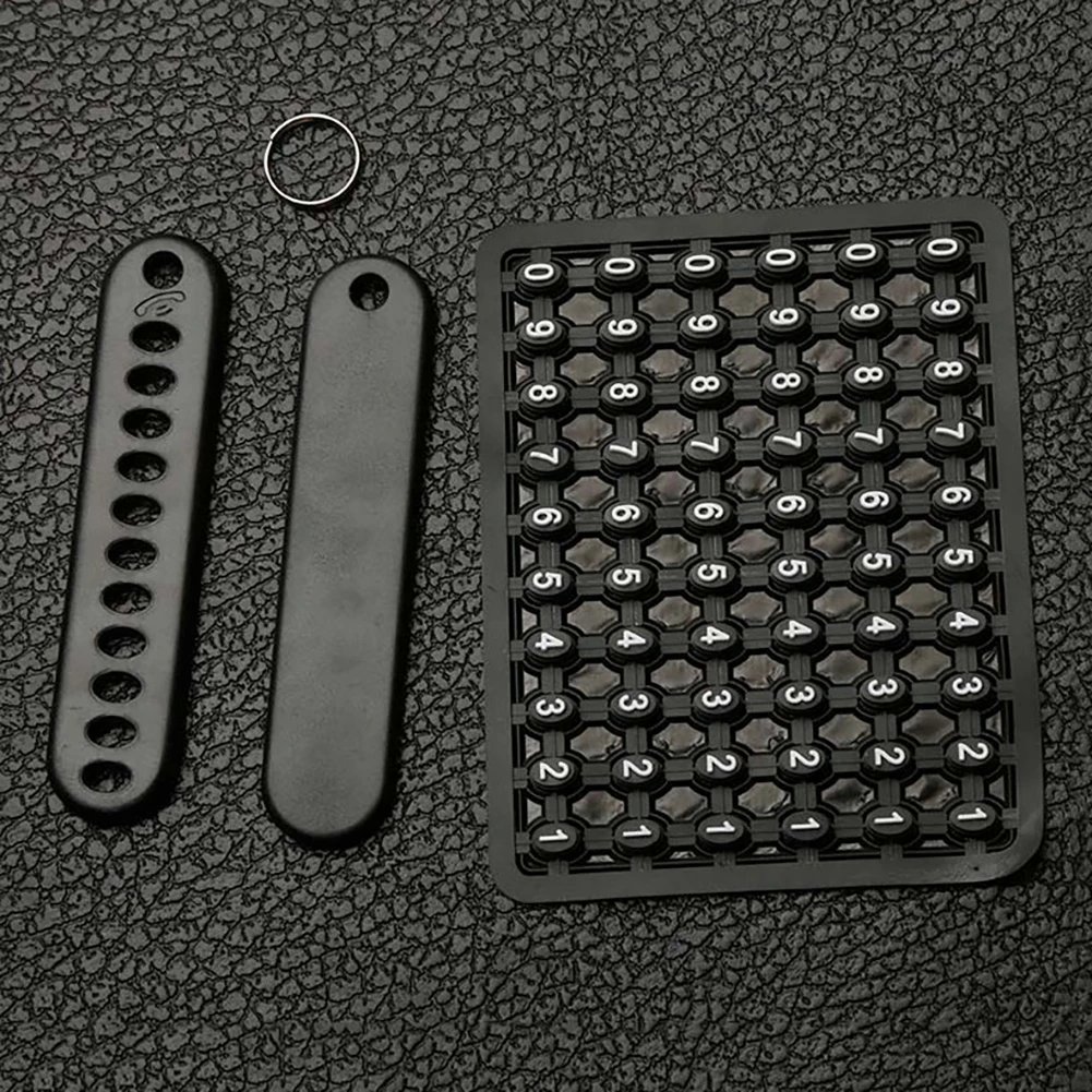 Автомобильный брелок с защитой от потери карточка номером телефона аксессуар