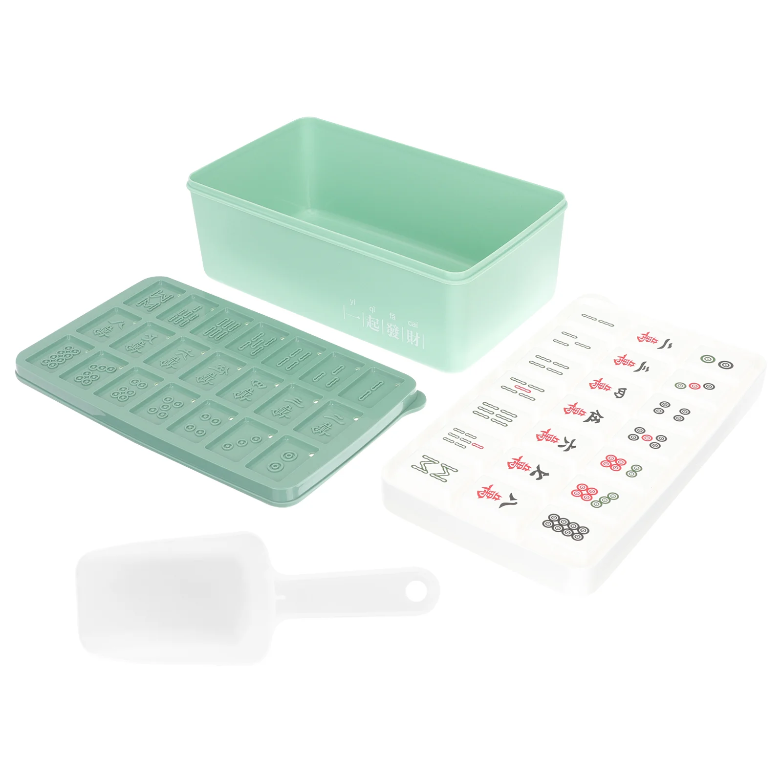 Льдогенератор для маджонга с узором машины изготовления кубиков дома кухонные