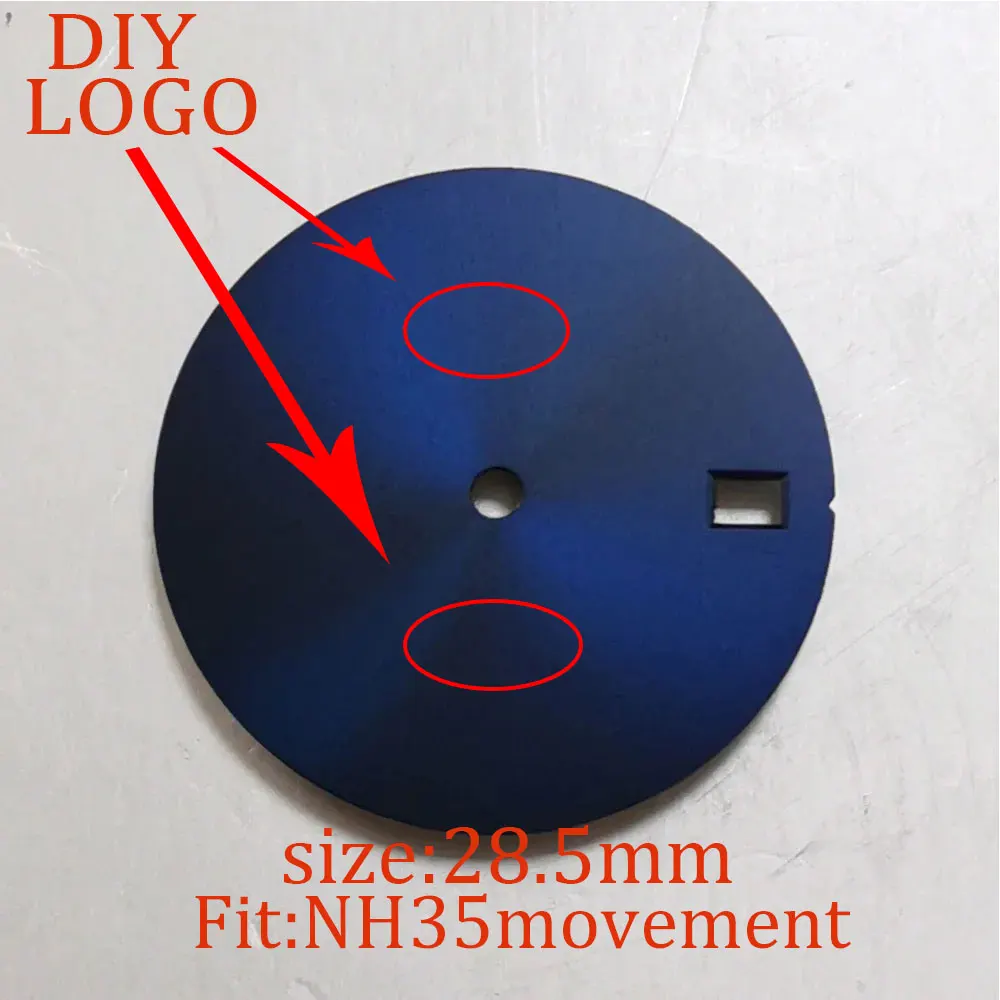 28 5 мм стерильный циферблат из чистого листового металла для NH35NH36 автоматический