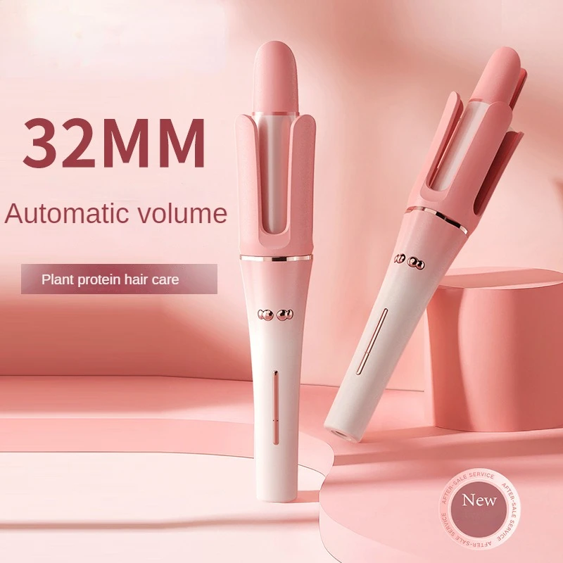 

Automatic Curling Stick 32mm Negative Ion Water Ripple Curler Big Wave Female Does Not Hurt Hair Curling Iron Hair Styling Tool