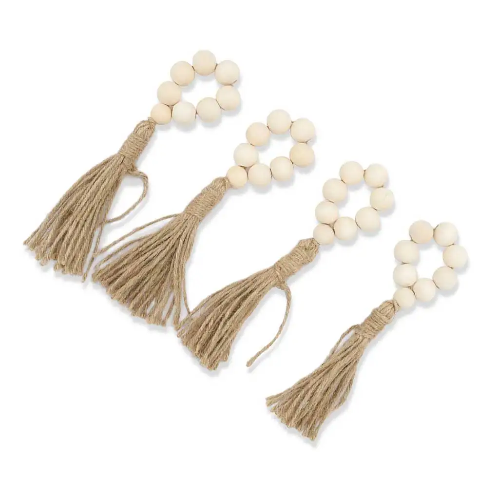 

12 шт., деревянные кольца для салфеток