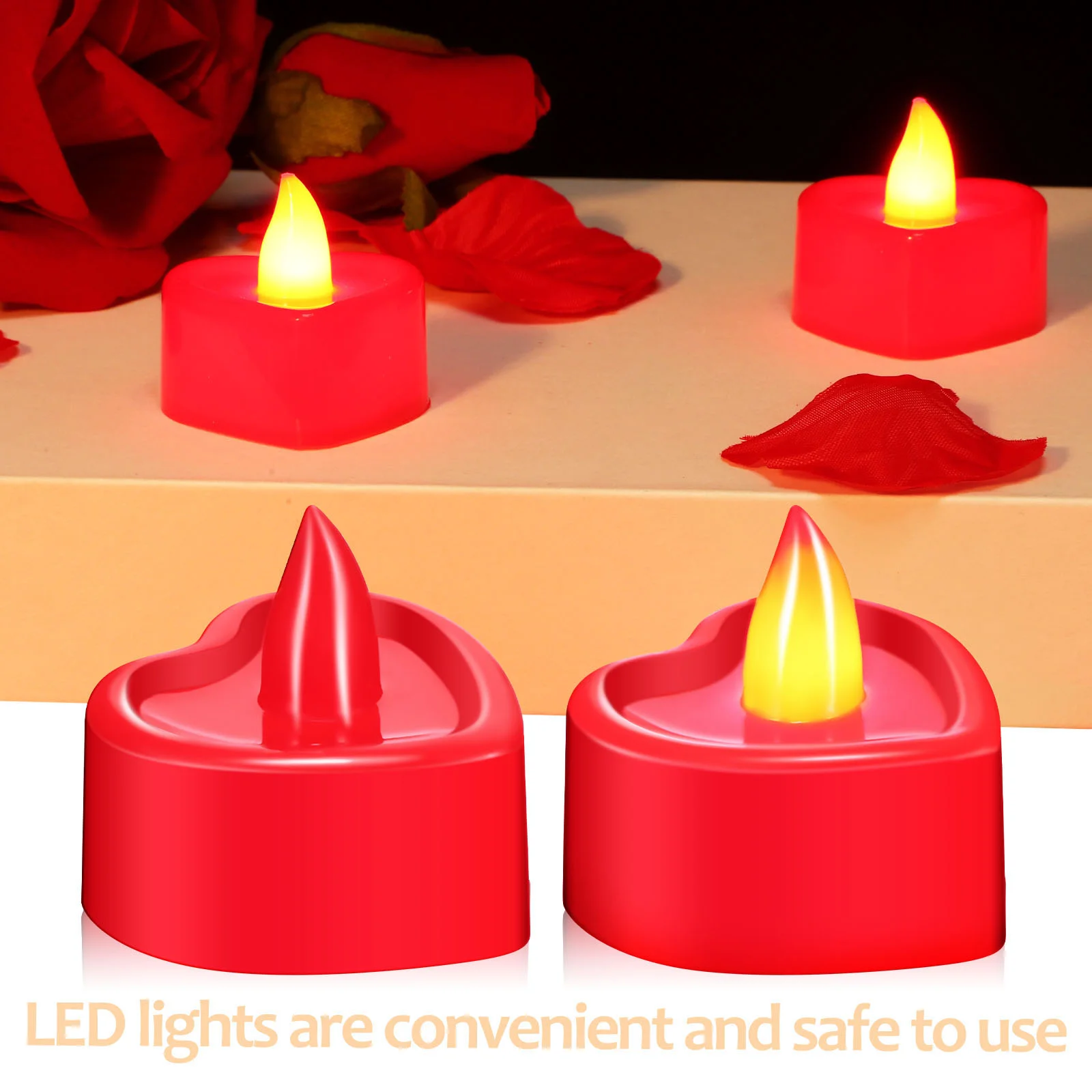 Лепестки роз для спальни красные свечи праздничные товары любви украшения из ПВХ