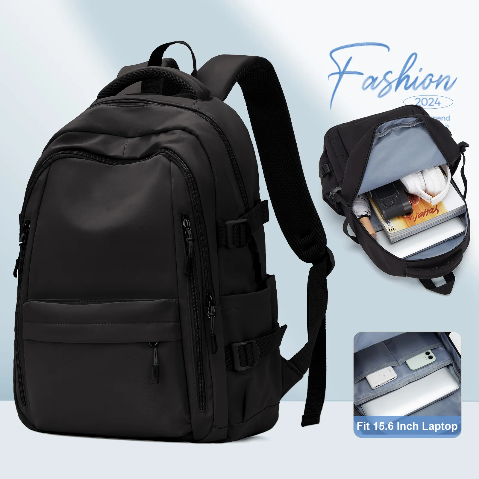 Водонепроницаемый нейлоновый рюкзак для девочек-подростков цвет в ассортименте