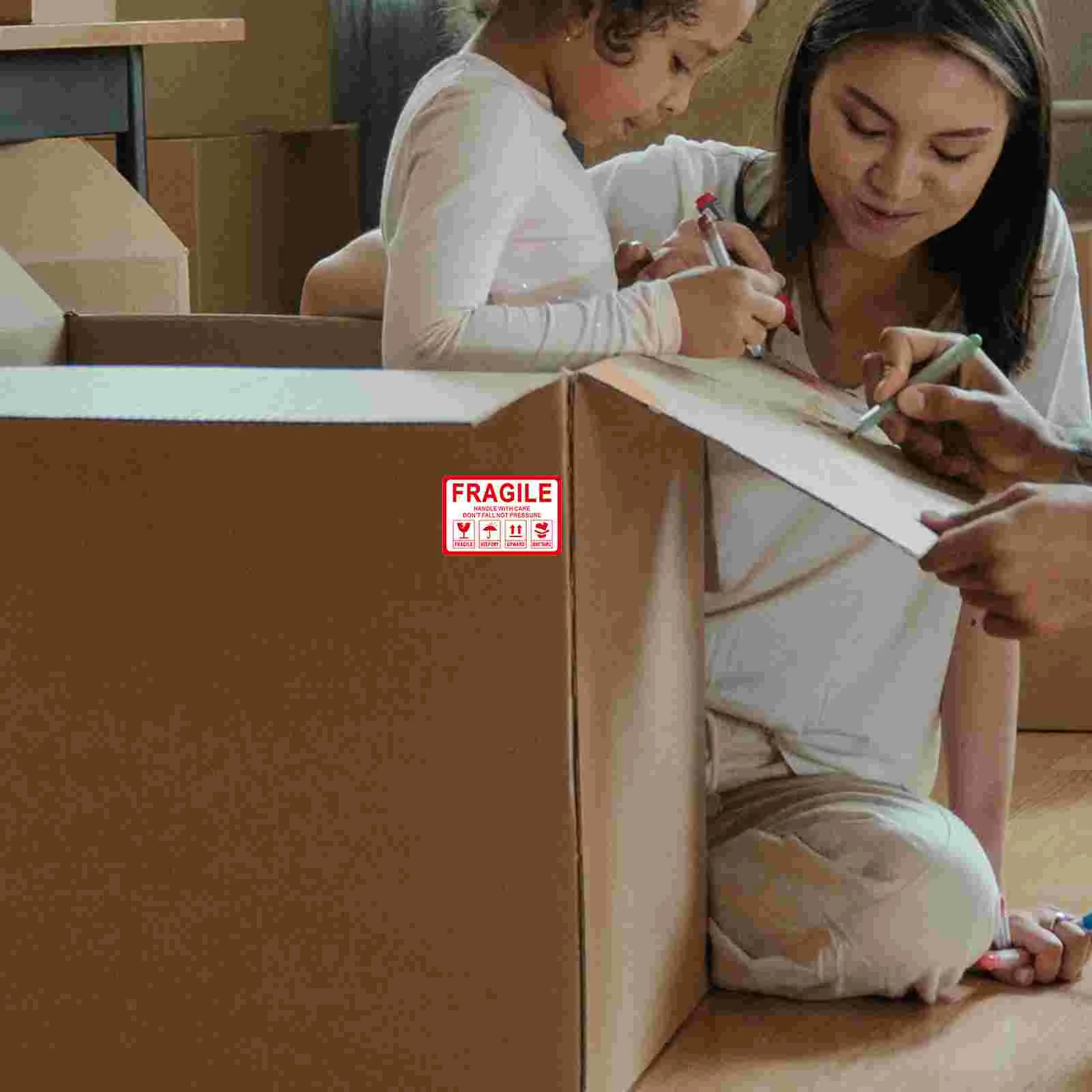 

Хрупкие этикетки для товара, наклейки, медная пластина, наклейки для доставки, бумажная упаковка