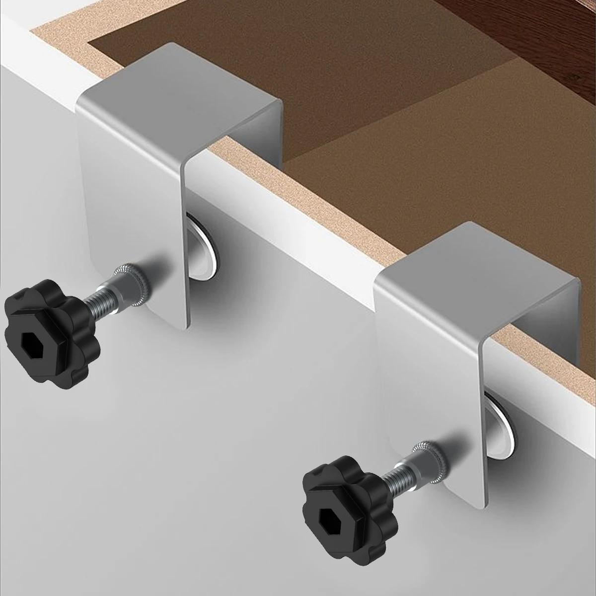 

2 шт., зажимы из нержавеющей стали для крепления ящиков