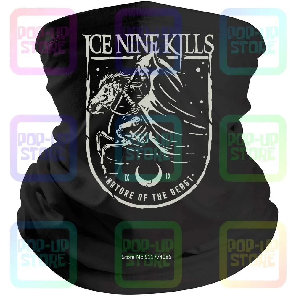 Мужской черный топ со скелетом и лошадью Ice Nine Kill Мужская черная бандана