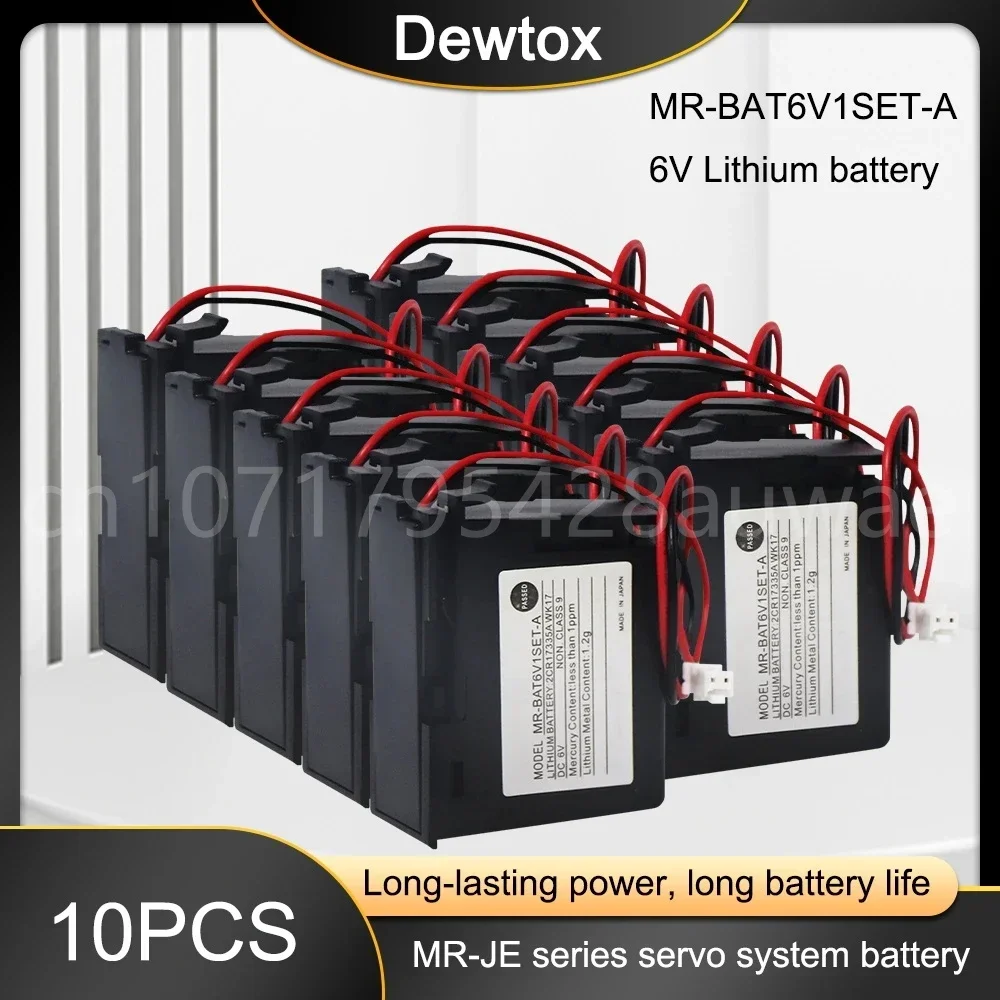 Оригинальная система сервопривода MR-BAT6V1SET-A 6 В 2CR17335A с белой вилкой WK17 литиевая