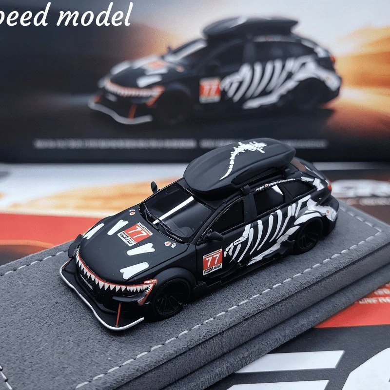 Фото Масштаб 1:64, RS6 (C7) DTM, ширококузовная версия Jon Olsson, статическая миниатюрная автомобильная модель из смолы, фигурка для взрослых, коллекционная игрушка для мальчиков. №1