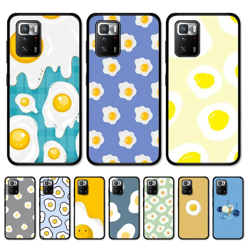

Cartoon eggs Phone Case for Redmi 5 6 7 8 9 A 5plus K20 4X S2 GO 6 K30 pro