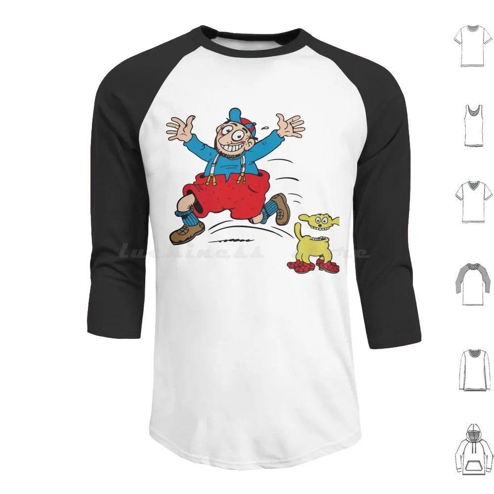 

Urbanus With Dog Hoodies Long Sleeve Retro Vintage Nostalgic 60 70 80 Cartoon French France Belgium Strip Magazine