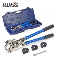 IWS-1632AF Copper Tube Fittings Crimping Tool with 1/2  3/4 and 1-inch Jaw for Propress Copper Fitting-manufactured by IWISS