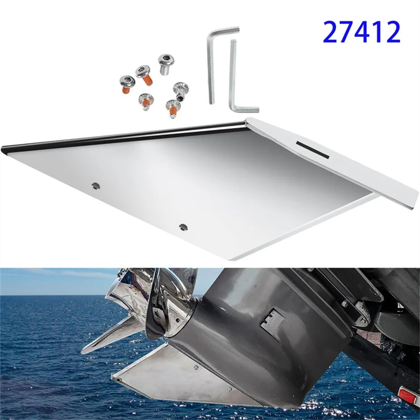 Фото Защита гребного винта 27412 Silver Skeg Guard для Mercury 200 225 250 300 л.с. 4-тактный ProXS Torque Master 4.6L V8 4.8