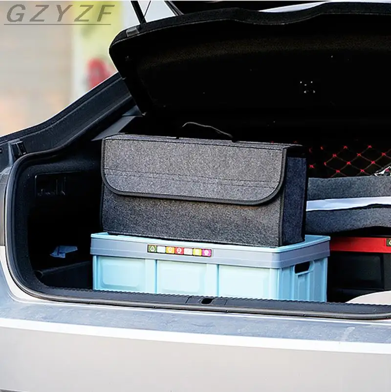 Органайзер для багажника автомобиля из мягкого войлока большой нескользящий