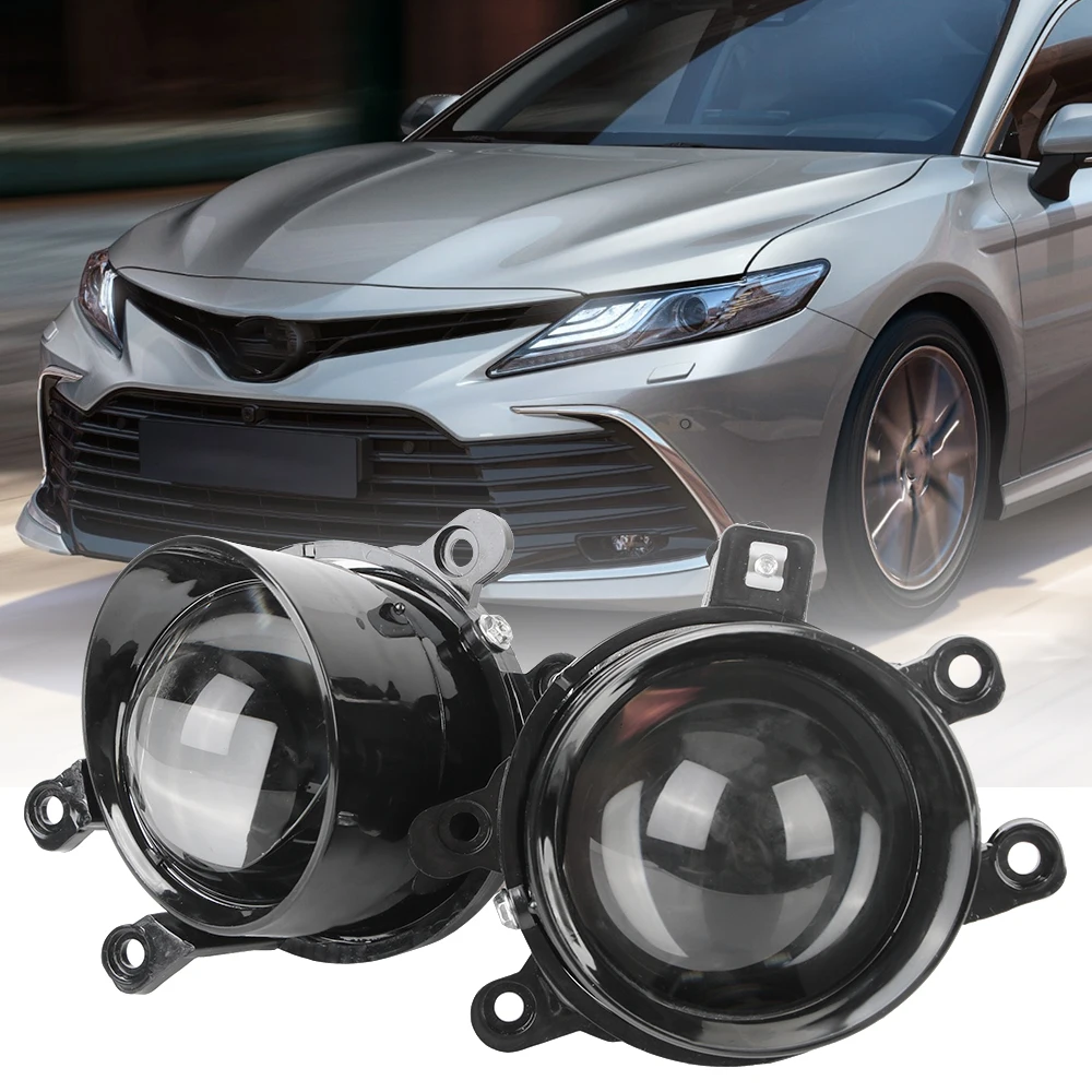 

Car Fog Light Bi LED Projector Lens For H11 H8 H9 Xenon Bulb Toyota Corolla Yaris Auris Rav4 Peugeot 107 108 LEXUS CITROEN C1