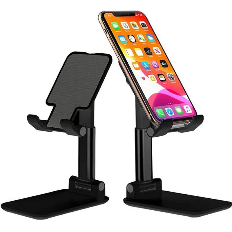 universal desktop mobile phone holder stand for iphone ipad adjustable tablet foldable table cell phone desk stand holder free global shipping