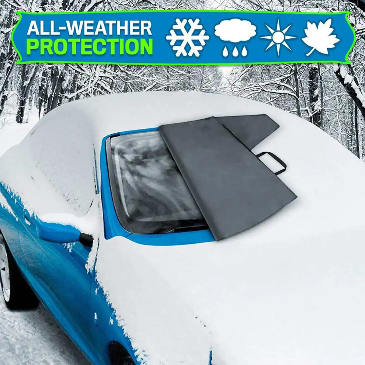 

Automobile Magnetic Sunshade Cover Car Windshield Snow Sun Shade Waterproof Protector Cover Car Front Windscreen Cover