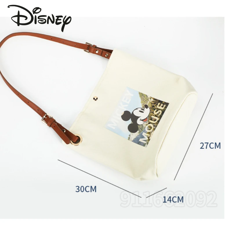 Disney Mickey Original New Women's Handbag Luxury Brand Women's Shoulder Bag Large Capacity Women's Bag Cartoon Fashion